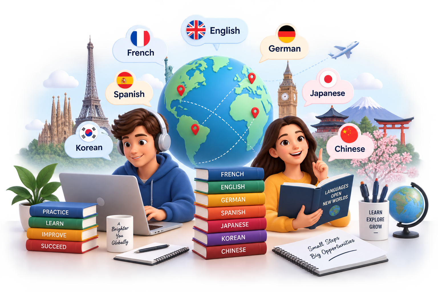Language Sphere Hero